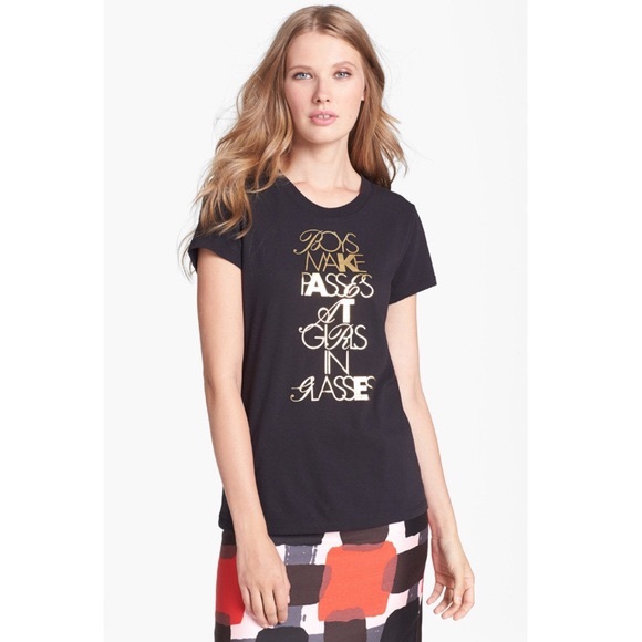 Kate ♣️ Boys Make Passes At Girls in Glasses top - Picture 2 of 4